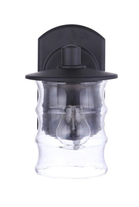Craftmade Canon 1 Light Small Outdoor Wall Lantern in Midnight Model: ZA3604-MN