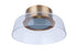 Craftmade Centric 10.5 Inch LED Flushmount in Brushed Polished Nickel Model: 55180-BNK-LED