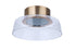Craftmade Centric 13.75 Inch LED Flushmount in Brushed Polished Nickel Model: 55182-BNK-LED