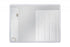 Craftmade 48 Inch x 36 Inch Rectangle LED Mirror (Chassis) in White Finish Model: MIR4801RT-W3C