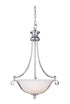 Craftmade Chelsea 3 Light Inverted Pendant in Chrome Finish Model: 39843-CH