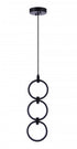 Craftmade Context 3 Light LED Pendant in Chrome Model: 59393-CH-LED