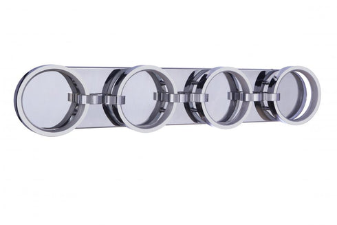 Craftmade Context 4 Light LED Vanity in Chrome Model: 59304-CH-LED