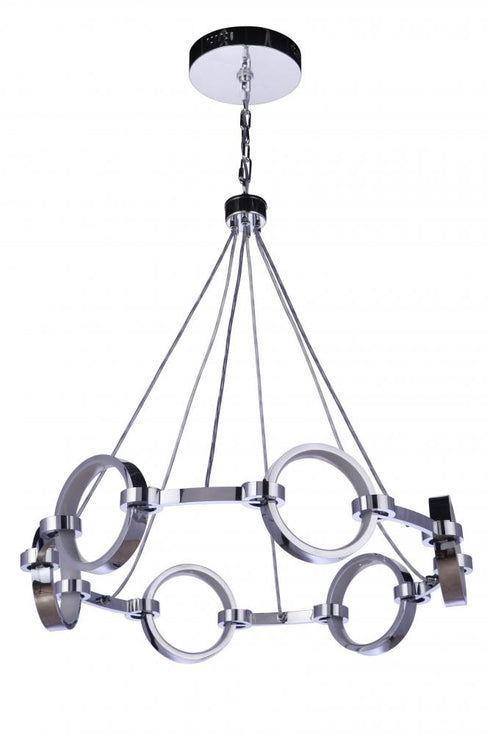Craftmade Context 6 Light LED Chandelier in Chrome Model: 59326-CH-LED