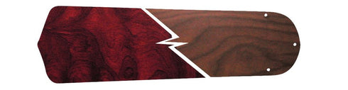 Craftmade Contractor's Standard 5 52 Inch Ellington Series Blades in Rosewoo Walnut Finish Model: BELN52-RWWN
