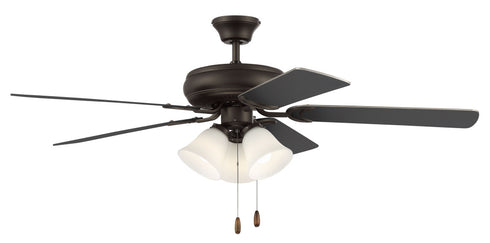 Craftmade Decorator's Choice 3 Light Kit 52 Inch Decorator's Choice 3 Light in Espresso With Walnu in Espresso Blades Model: DCF52ESP5C3W