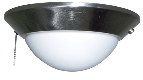 Craftmade Elegance Bowl Light Kit Fan Light Kit in Brushed Polished Nickel Finish Model: ELKD-10BNK