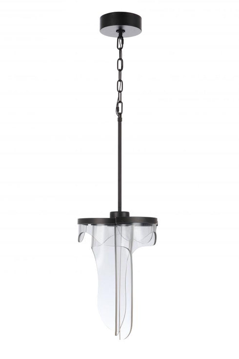 Craftmade Estrella 3 Arm LED Pendant in Flat Black Model: 59693-FB-LED