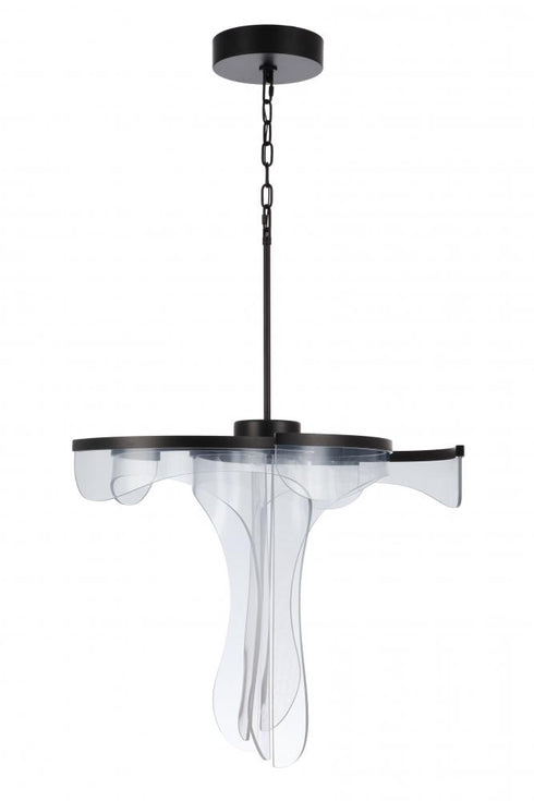 Craftmade Estrella 5 Arm LED Pendant in Flat Black Model: 59695-FB-LED
