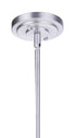Craftmade Evie 1 Light Outdoor Pendant in Satin Aluminum Model: ZA3411-SA