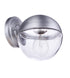 Craftmade Evie 1 Light Small Outdoor Wall Lantern in Satin Aluminum Model: ZA3404-SA