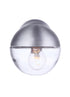 Craftmade Evie 1 Light Small Outdoor Wall Lantern in Satin Aluminum Model: ZA3404-SA