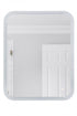 Craftmade 24 Inch x 30 Inch LED Mirror Defogger & Dimmer 3000 4000 5000K in White Finish Model: MIR111-W