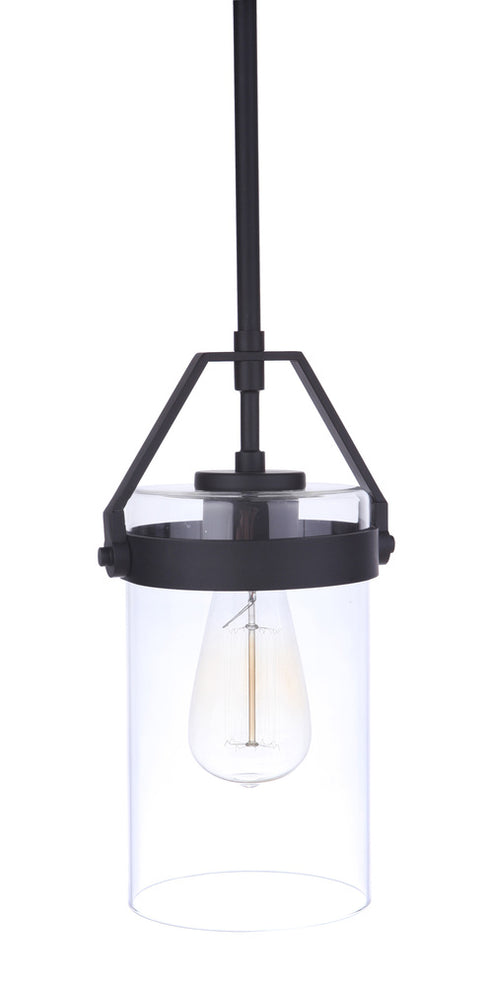 Craftmade Franklin 1 Light Outdoor Pendant in Midnight Model: ZA3311-MN