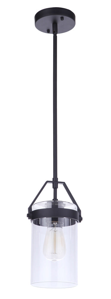 Craftmade Franklin 1 Light Outdoor Pendant in Midnight Model: ZA3311-MN