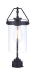 Craftmade Franklin 1 Light Outdoor Post Mount in Midnight Model: ZA3315-MN