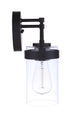 Craftmade Franklin 1 Light Small Outdoor Wall Lantern in Midnight Model: ZA3304-MN