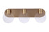 Craftmade Glisten 3 Light LED Vanity in Brushed Polished Nickel Model: 15122BNK-LED