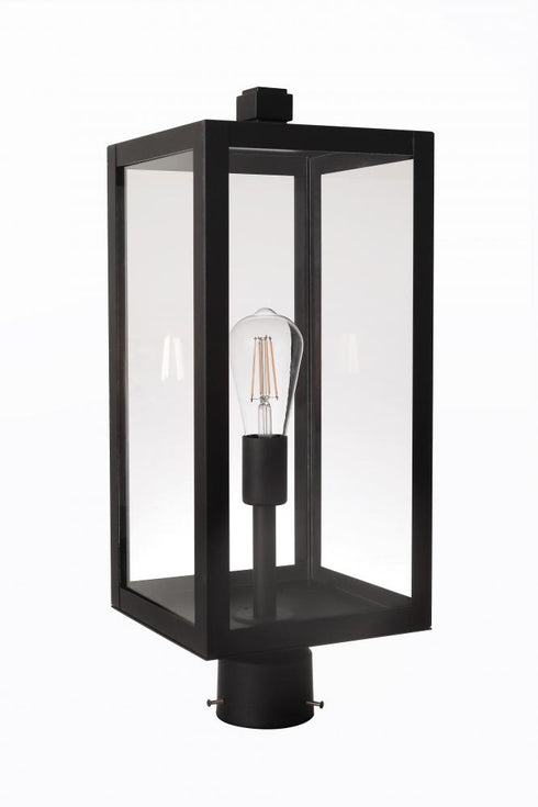 Craftmade Harris 1 Light Outdoor Post Mount in Textured Black Model: ZA7125-TB