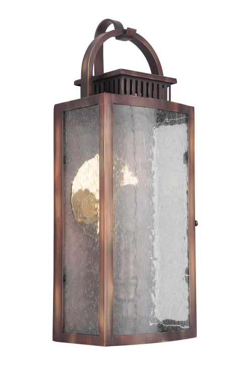 Craftmade Hearth 1 Light Small Pocket LED Sconce in Weathered Copper Finish Model: ZA1502-WC-LED