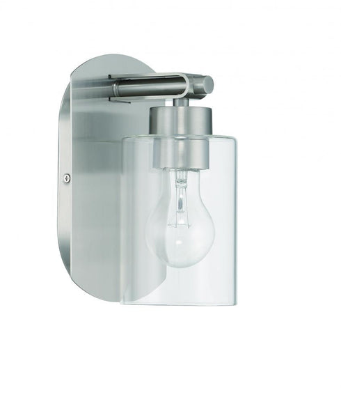Craftmade Hendrix 1 Light Wall Sconce in Brushed Polished Nickel Model: 17605BNK1