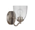 Craftmade Hillridge 1 Light Wall Sconce in Brushed Polished Nickel Model: 19906BNK1