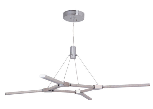 Craftmade Horizon 8 Light 8 Arm LED Chandelier in Chrome Finish Model: 45628-CH-LED