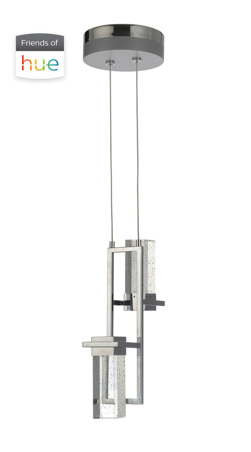 Craftmade Hue Pendant 1 Light LED Pendant With integrated hue technology in Chrome Finish Model: P780CH2-HUE