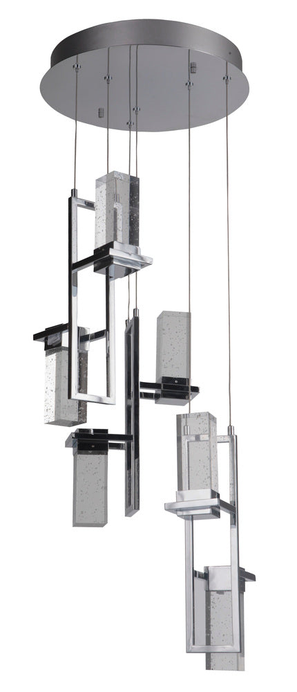 Craftmade Hue Pendant 1 Light LED Pendant With integrated hue technology in Chrome Finish Model: P781CH6-HUE
