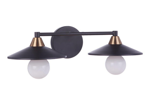 Craftmade Isaac 2 Light Vanity in Brushed Polished Nickel Model: 12519BNK2