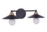 Craftmade Isaac 2 Light Vanity in Brushed Polished Nickel Model: 12519BNK2