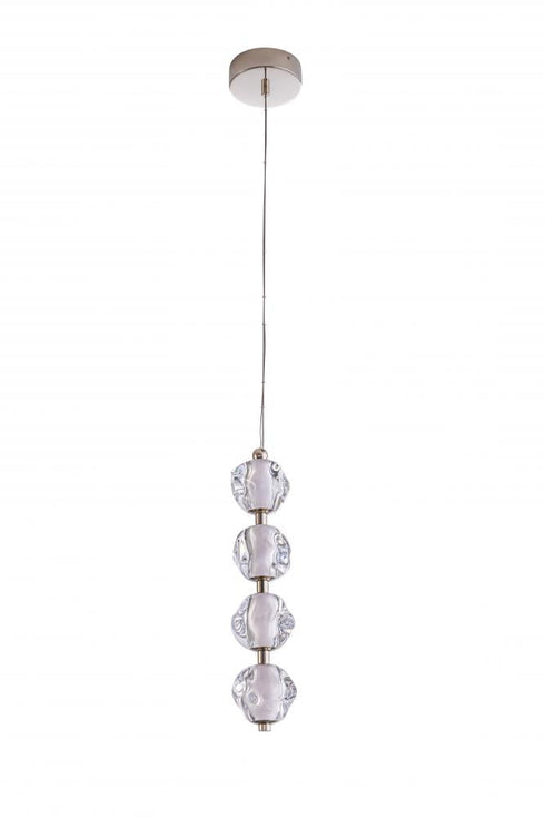 Craftmade Jackie 4 Light LED Pendant in Polished Nickel Model: 59490-PLN-LED