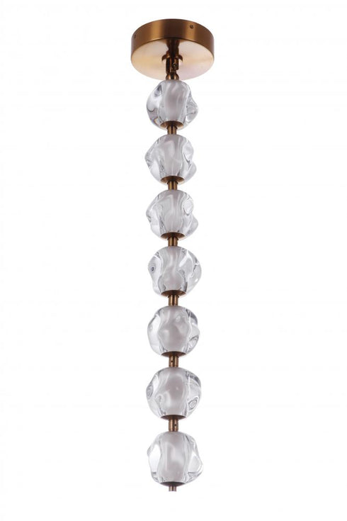 Craftmade Jackie 7 Light LED Pendant in Polished Nickel Model: 59491-PLN-LED