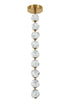 Craftmade Jackie 9 Light LED Pendant in Polished Nickel Model: 59492-PLN-LED