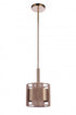 Craftmade Kensey 1 Light Mini Pendant in Flat Black Model: 59091-FB