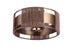 Craftmade Kensey 2 Light Semi Flush in Flat Black Model: 59052-FB