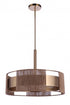 Craftmade Kensey 6 Light Pendant in Flat Black Model: 59096-FB