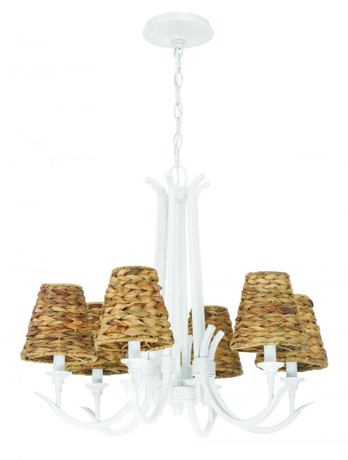 Craftmade Kokomo 6 Light Chandelier in Aged Bronze Brushed Model: 58326-ABZ