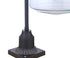 Craftmade Laclede 1 Light Large Outdoor Post Mount in Midnight Model: ZA3825-MN