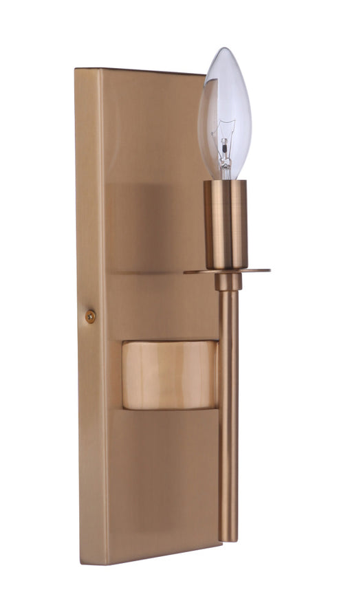 Craftmade Larrson 1 Light Wall Sconce in Brushed Polished Nickel Model: 54361-BNK