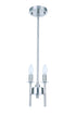 Craftmade Larrson 2 Light Mini Pendant in Brushed Polished Nickel Model: 54392-BNK