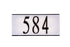 Craftmade LED Illuminated Address Plaque in Flat Black (Numbers Sold Separately) Model: AP1000-FB-LED
