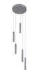 Craftmade Lexi 5 Light LED Pendant in Chrome Finish Model: 47595-CH-LED
