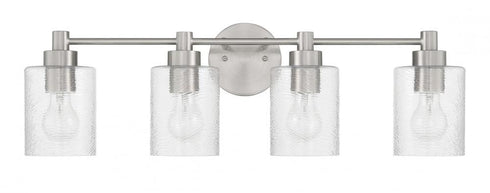 Craftmade Lyndsey 4 Light Vanity in Brushed Polished Nickel Model: 60204-BNK
