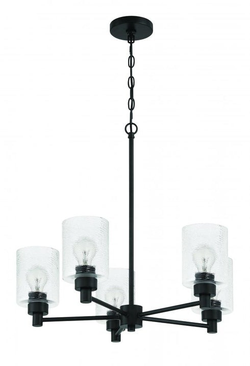 Craftmade Lyndsey 5 Light Chandelier in Brushed Polished Nickel Model: 60225-BNK