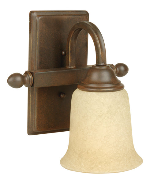 Craftmade Madison 1 Light Wall Sconce in Aged Bronze Textured Finish Model: 15209AG1
