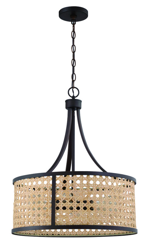 Craftmade Malaya 6 Light Pendant in Aged Bronze Brushed Model: 54596-ABZ