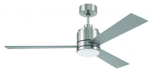 Craftmade McCoy 3 Blade 52 Inch McCoy in Brushed Polished Nickel With Brushed Nickel Blades Model: MCY52BNK3
