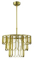 Craftmade Melody 1 Light Pendant in Satin Brass Model: 54992-SB