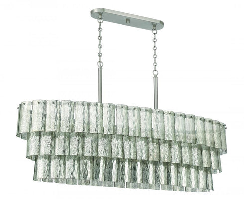 Craftmade Museo 7 Light Island in Brushed Polished Nickel Model: 48677-BNK